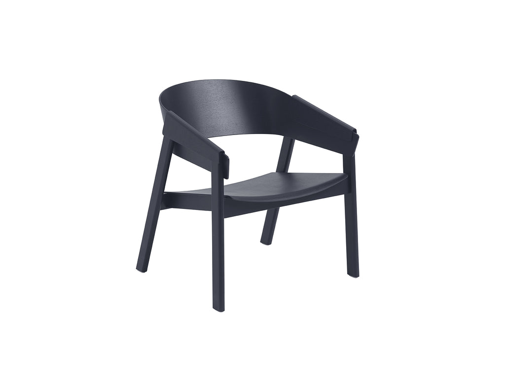 Cover Lounge Chair by Muuto - Midnight Blue Oak