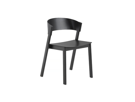 Black Cover Side Chair by Muuto