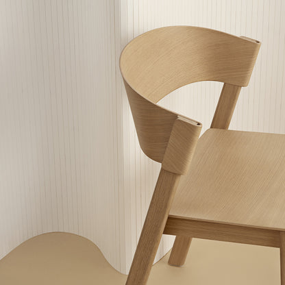 Natural Oak Cover Side Chair by Muuto