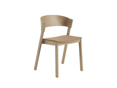 Natural Oak and Remix 252 Cover Side Chair by Muuto