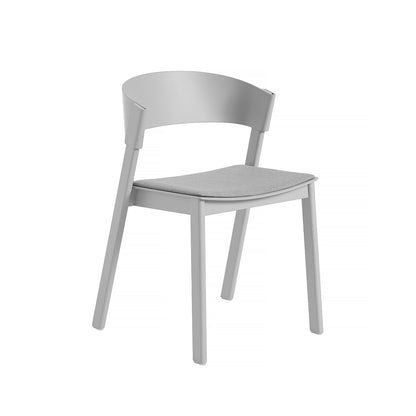 Grey Oak and Remix 123 Cover Side Chair by Muuto