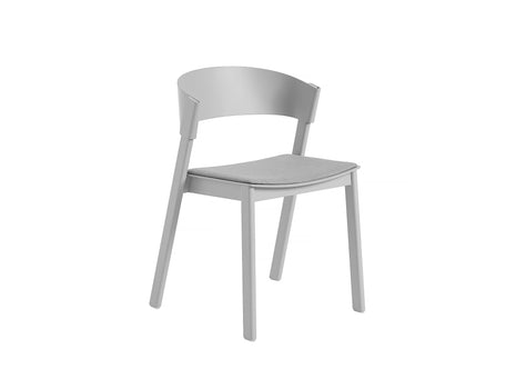 Grey Oak and Remix 123 Cover Side Chair by Muuto