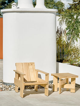 HAY Crate Lounge Chair  - Lacquered Pinewood