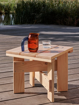 Crate Low Table by HAY - Lacquered Pinewood 