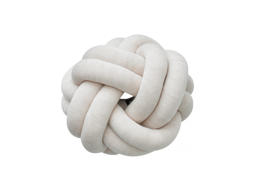 Cream Knot Cushion by Design House Stockholm
