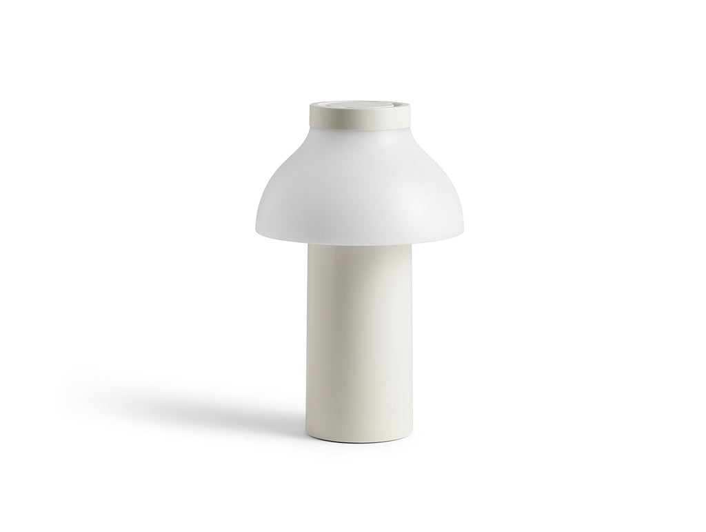 Cream White PC Portable Lamp by HAY