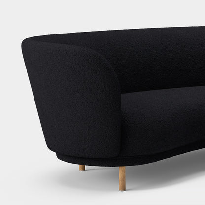 Dandy 4-Seater Sofa by Massproductions - Natural Oak / Storr Coal 0157
