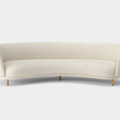 Dandy 4-Seater Sofa by Massproductions - Natural Oak Base / Storr Eggshell 1501