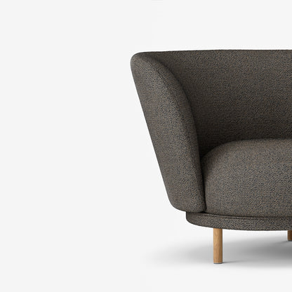 Dandy 4-Seater Sofa by Massproductions - Natural Oak / Safire 001