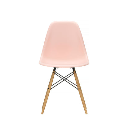 Vitra Eames DSW Plastic Side Chair - Pale Rose / Golden Ash