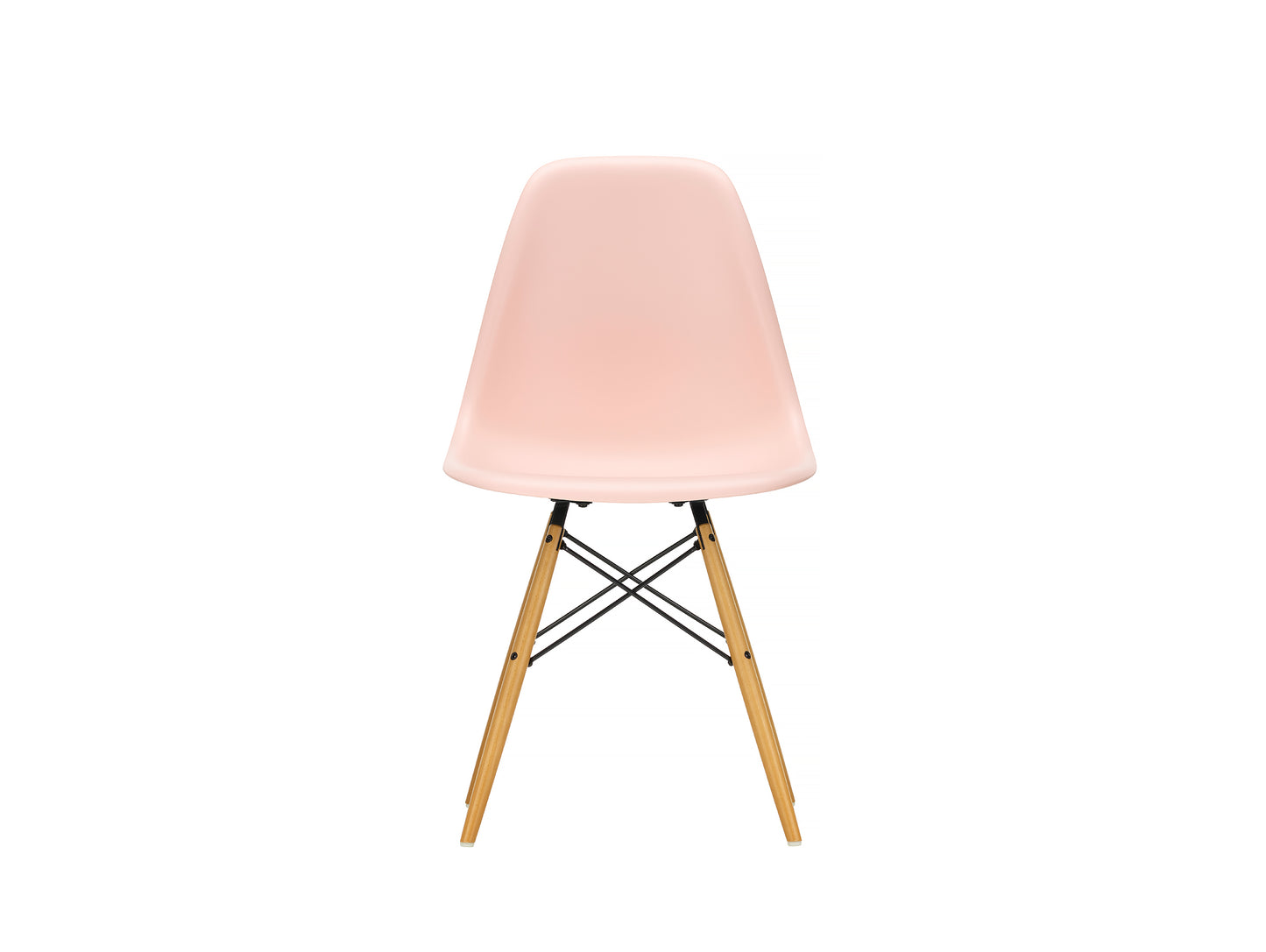 Vitra Eames DSW Plastic Side Chair - Pale Rose 41