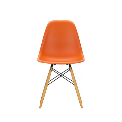 Vitra Eames DSW Plastic Side Chair - Rusty Orange 43