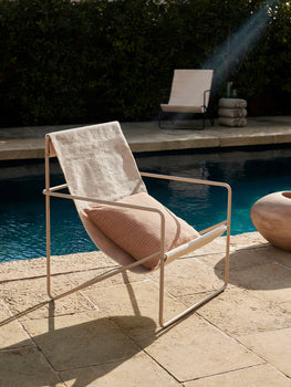 Desert Lounge Chair - Cloud / Cashmere Frame