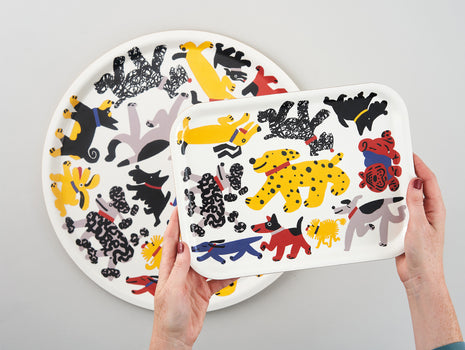 Dogs Art Tray by Wrap