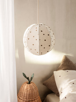 Dots Embroidered Lampshade by Ferm Living