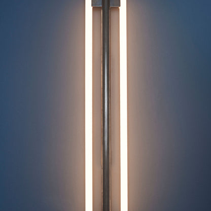 Eiffel Wall Lamp Double by Frama - Waxed Raw Steel / Height  1000 mm