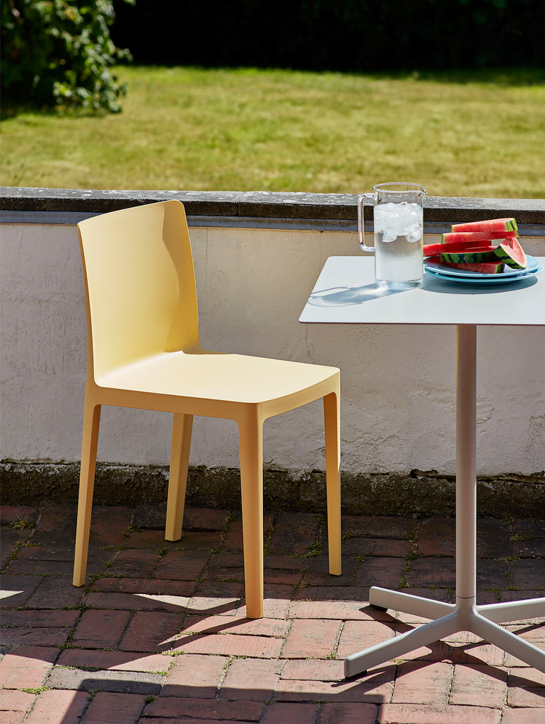 Élémentaire Dining Chair Light Yellow by Ronan & Erwan Bouroullec for HAY