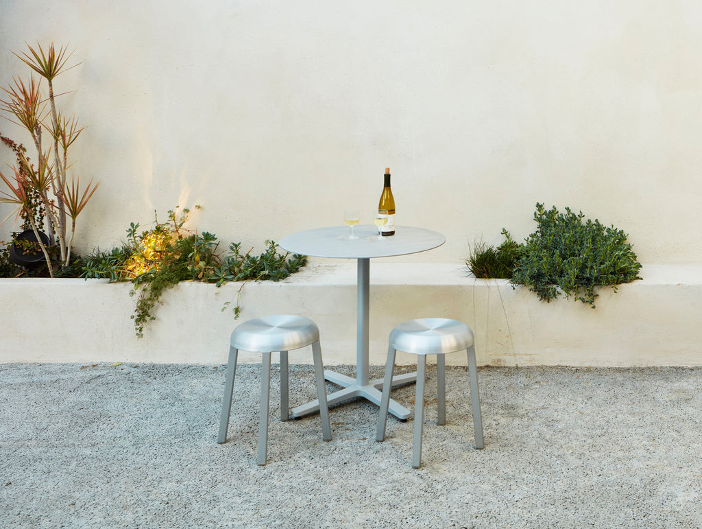 2 Inch Outdoor Cafe Table - X Base by Emeco