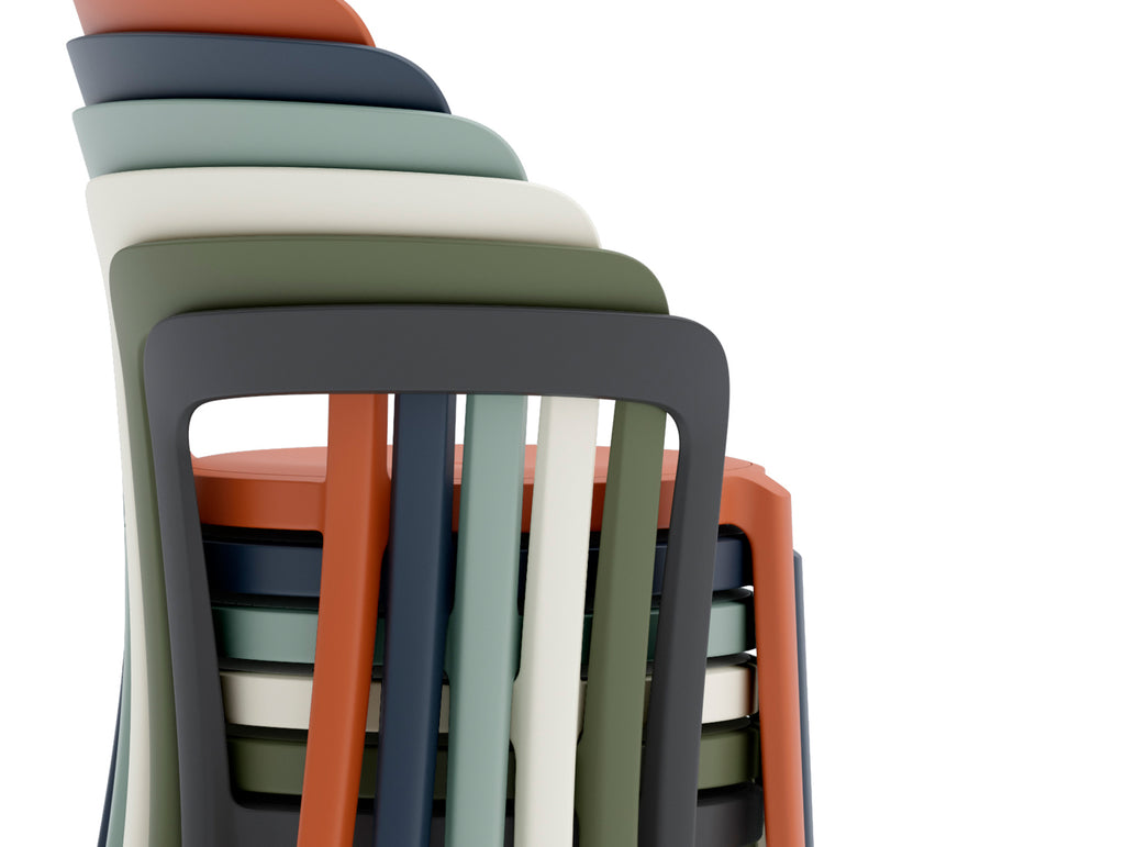 On & On Chair - Recycled Plastic Seat by Emeco
