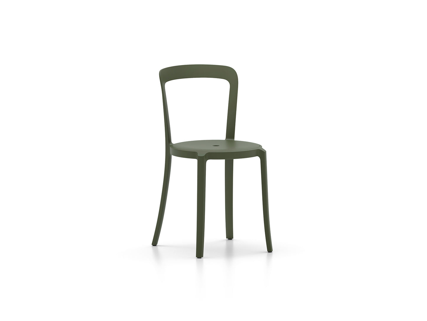 On & On Chair - Recycled Plastic Seat by Emeco / Green