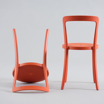 On & On Chair - Recycled Plastic Seat by Emeco / Orange