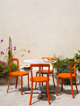 2 Inch Outdoor Cafe Table - X Base by Emeco