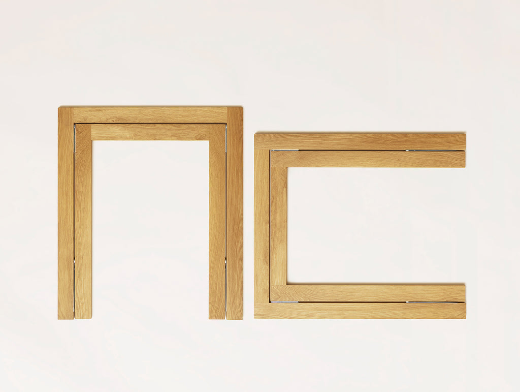 Austere Trestles - Oiled Oak - by Form & Refine