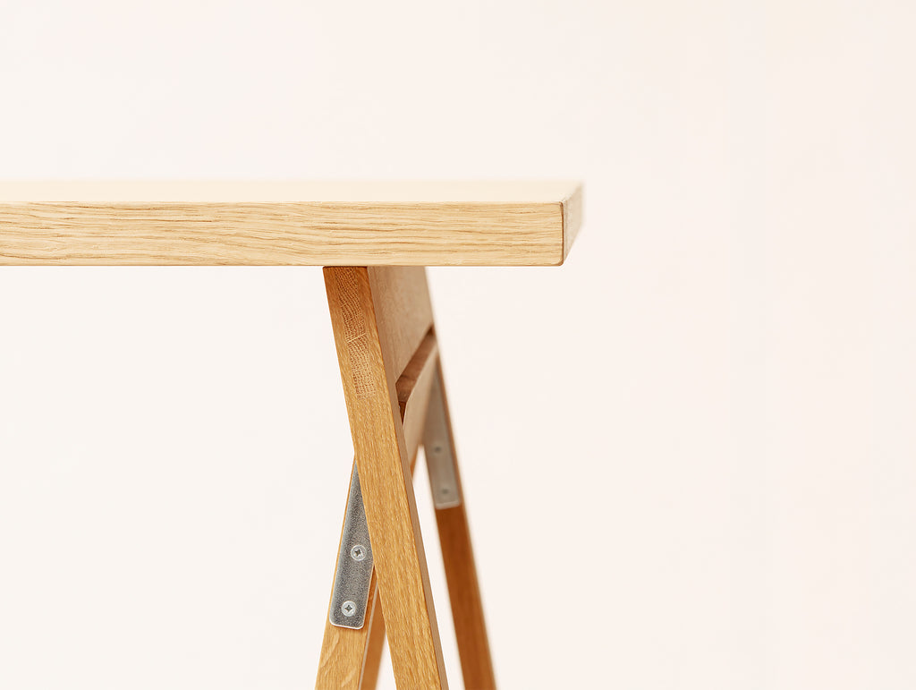 Linear Tabletop - White Oiled Oak - by Form & Refine