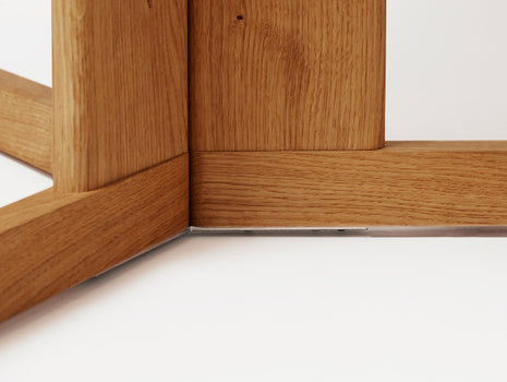 Trefoil Table by Form and Refine - Oiled Oak Detail