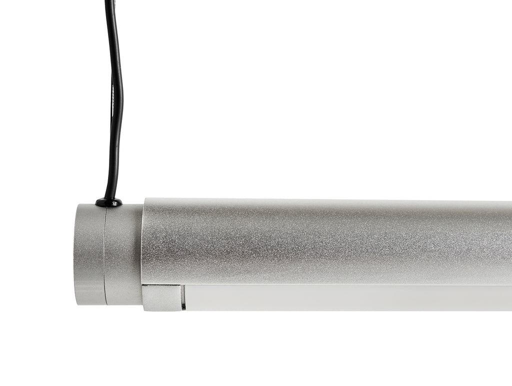 Factor Linear Suspension Lamp by HAY - Diffused / Clear Anodised Aluminium