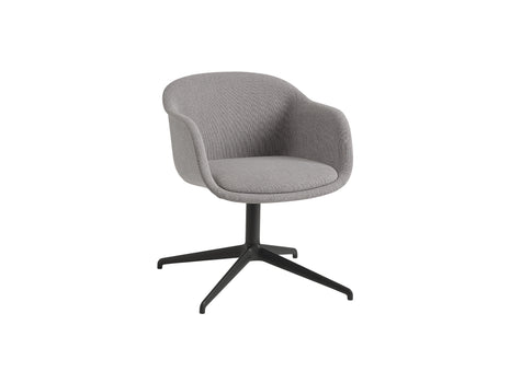 Fiber Conference Armchair with Swivel Base without Return by Muuto - re-wool 108