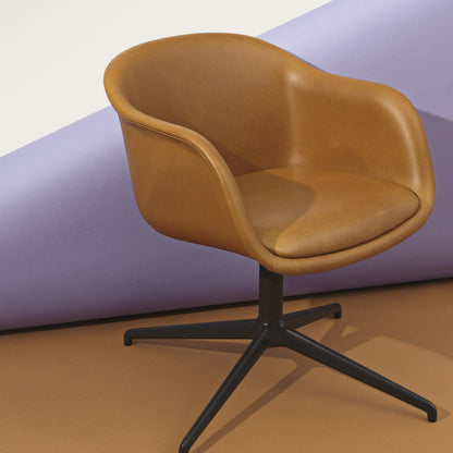 Fiber Conference Armchair with Swivel Base