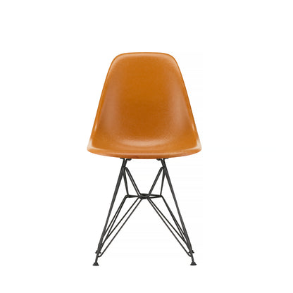 Dark Ochre, Eames Fiberglass DSR Side Chair by Vitra