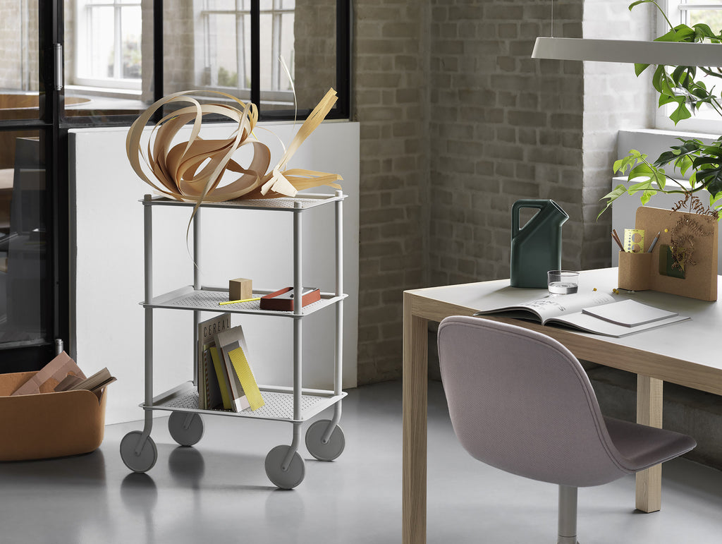 Grey 3-Layer Flow Trolley by Muuto
