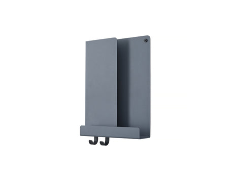 Blue Grey Portrait Folded Shelves by Muuto