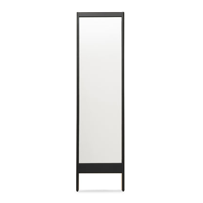 A Line Mirror by Form and Refine - Black Stained Oak