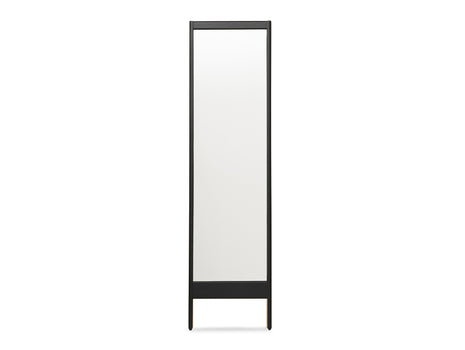 A Line Mirror by Form and Refine - Black Stained Oak