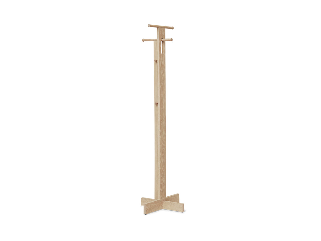 Foyer Coat Stand by Form and Refine - White Oiled Oak