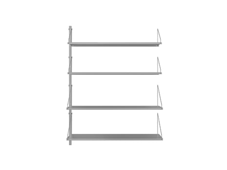 Shelf Library Stainless Steel Add-ons by Frama - H1084 / Single Section