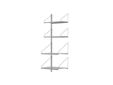 Shelf Library Stainless Steel Add-ons by Frama - H1084 / W40 Section