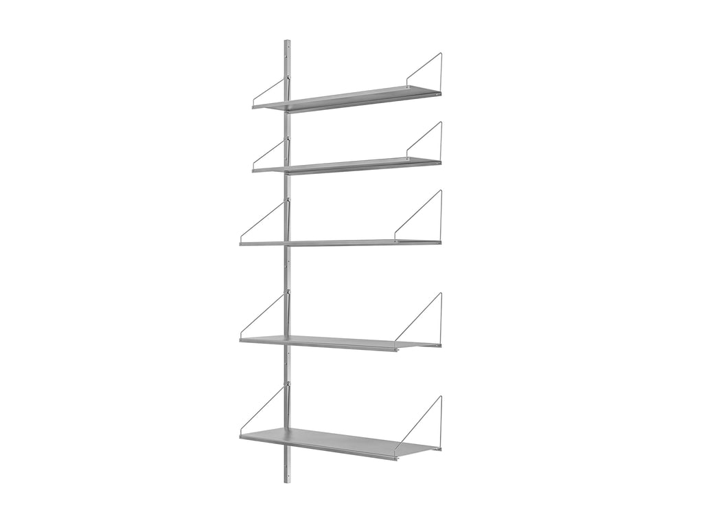 Shelf Library Stainless Steel Add-ons by Frama - H1852 / Single Section