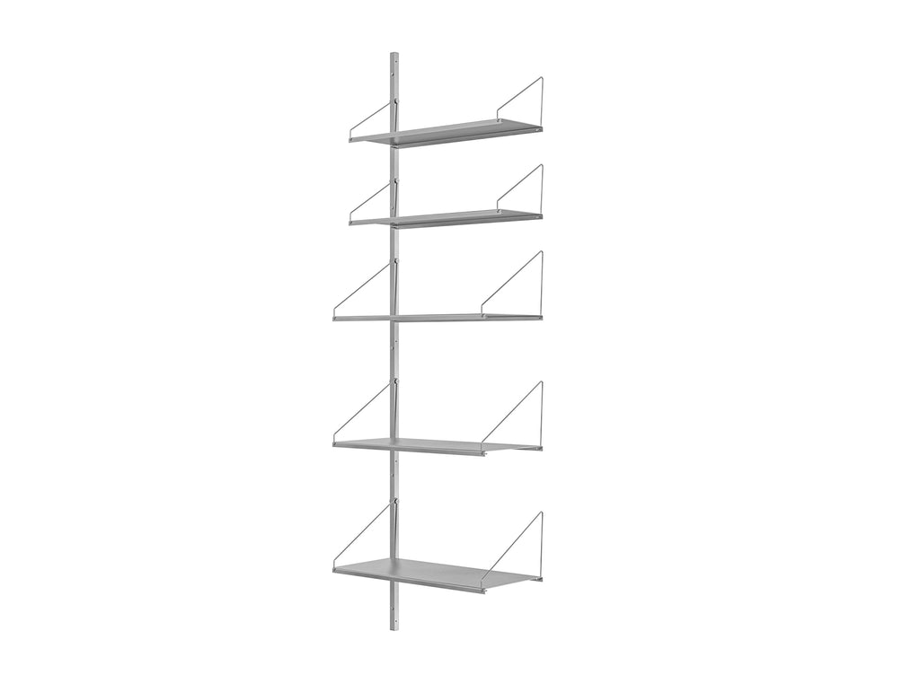 Shelf Library Stainless Steel Add-ons by Frama - H1852 / W60 Section