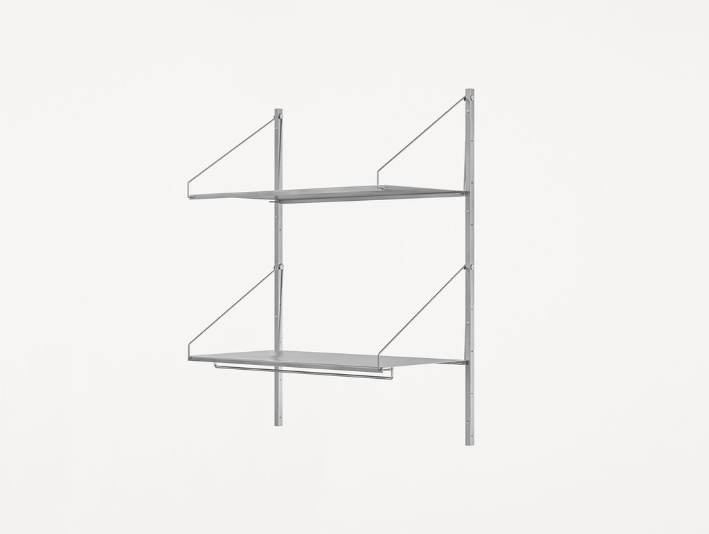 Shelf Library Stainless Steel by Frama - H1084 cm / hanger section