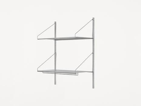 Shelf Library Stainless Steel by Frama - H1084 cm / hanger section
