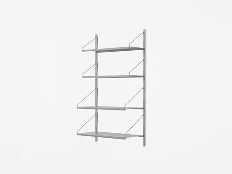 Shelf Library Stainless Steel by Frama - H1084 cm / W60 section
