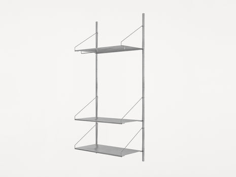 Shelf Library Stainless Steel by Frama - H1852 cm / Hanger Section (w80)
