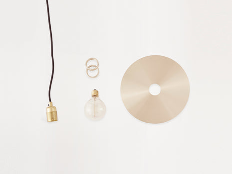 Circle Shade Lamp (Brass Edition) by Frama 