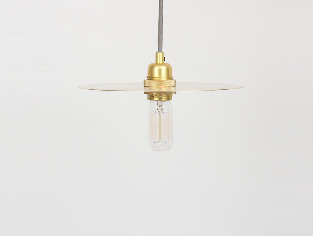 Circle Shade Lamp (Brass Edition) by Frama - Medium (Diameter: 25cm)