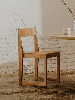 Chair 01 by Frama - Warm Brown Oiled Solid Birch