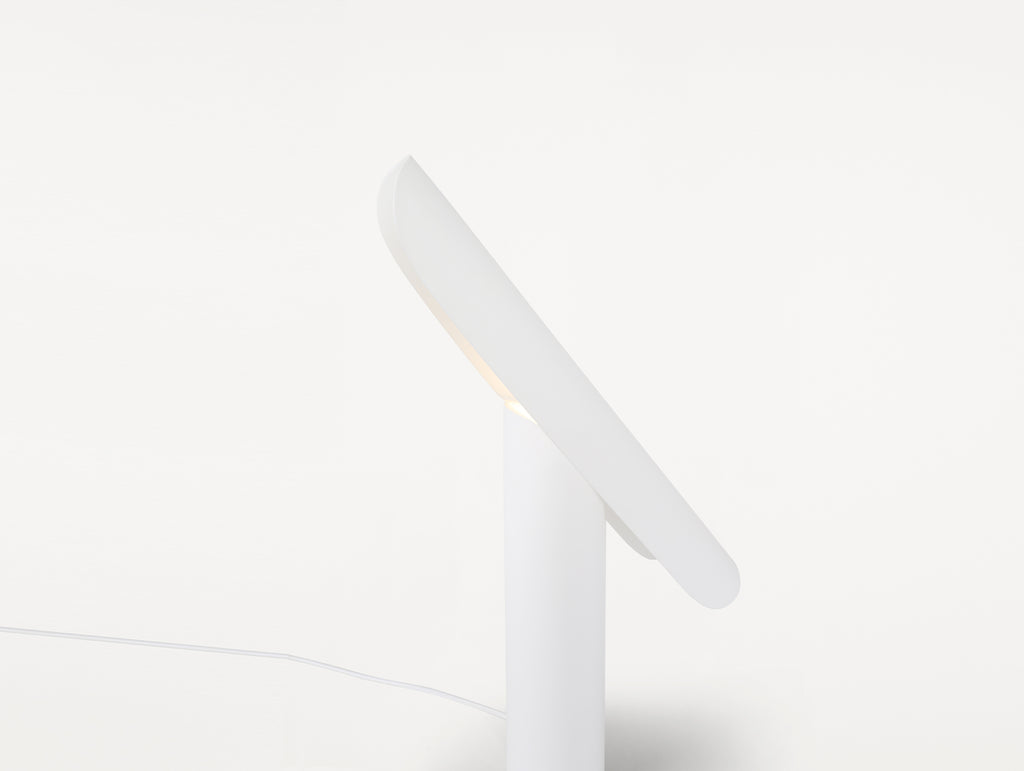 T Lamp by Frama - White Powder Coated Steel